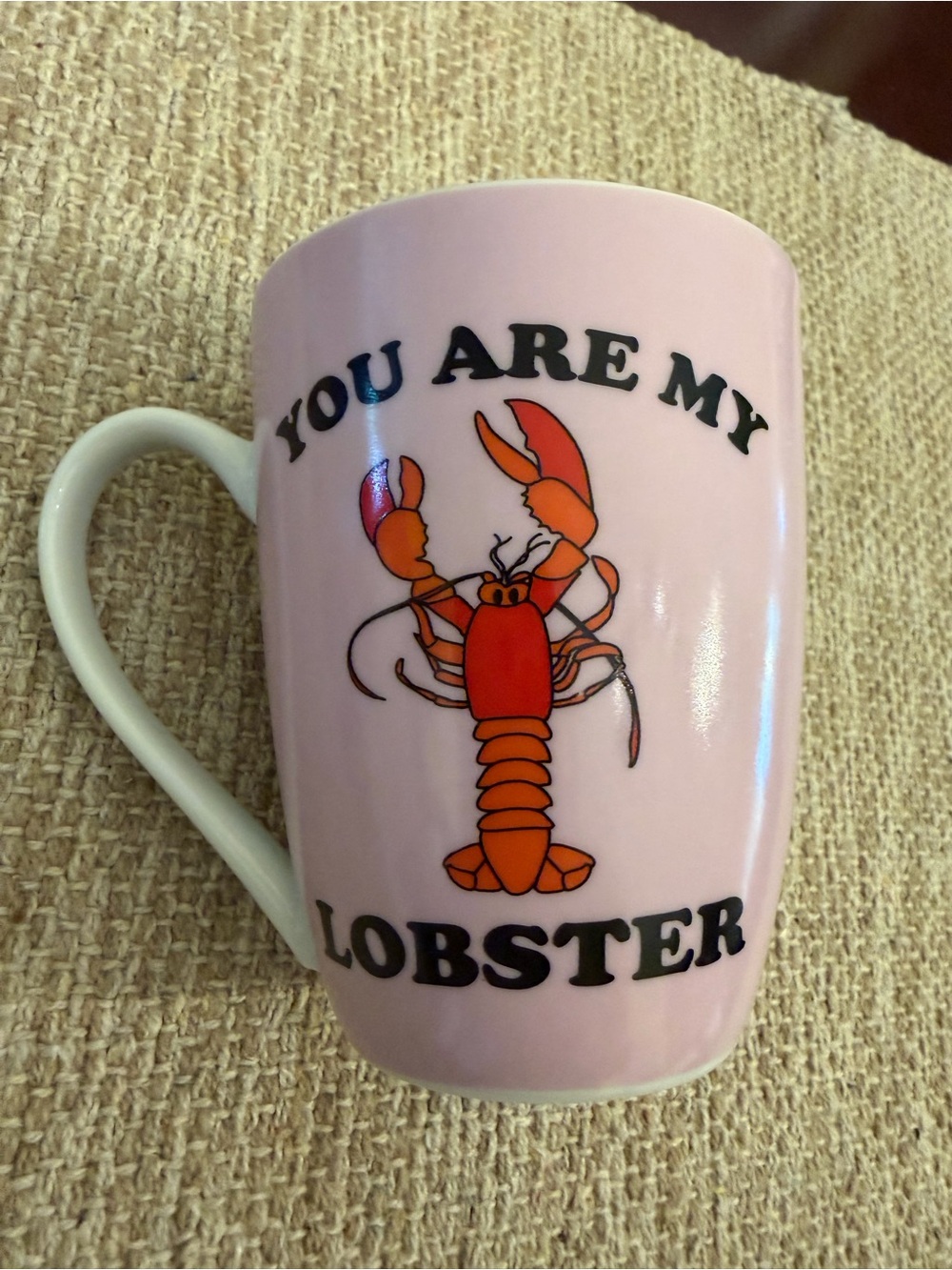 FRIENDS Ceramic Mug with Lobster Graphic - 'You Are My Lobster’